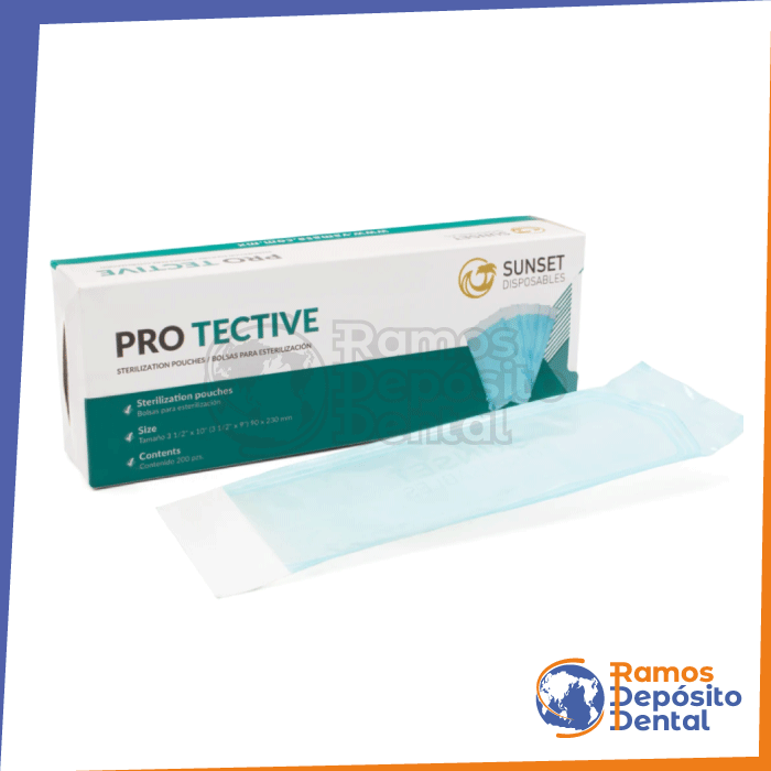 Bolsas Para Esterilización  C/200 (9x23cm) SUNSET