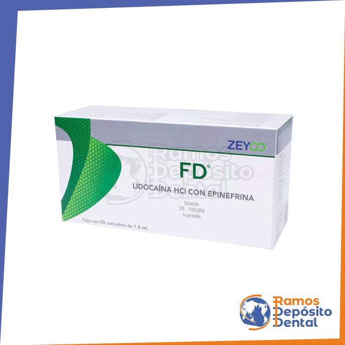 Anestésico Inyectable Lidocaína HCI 2% – FD Zeyco Vidrio