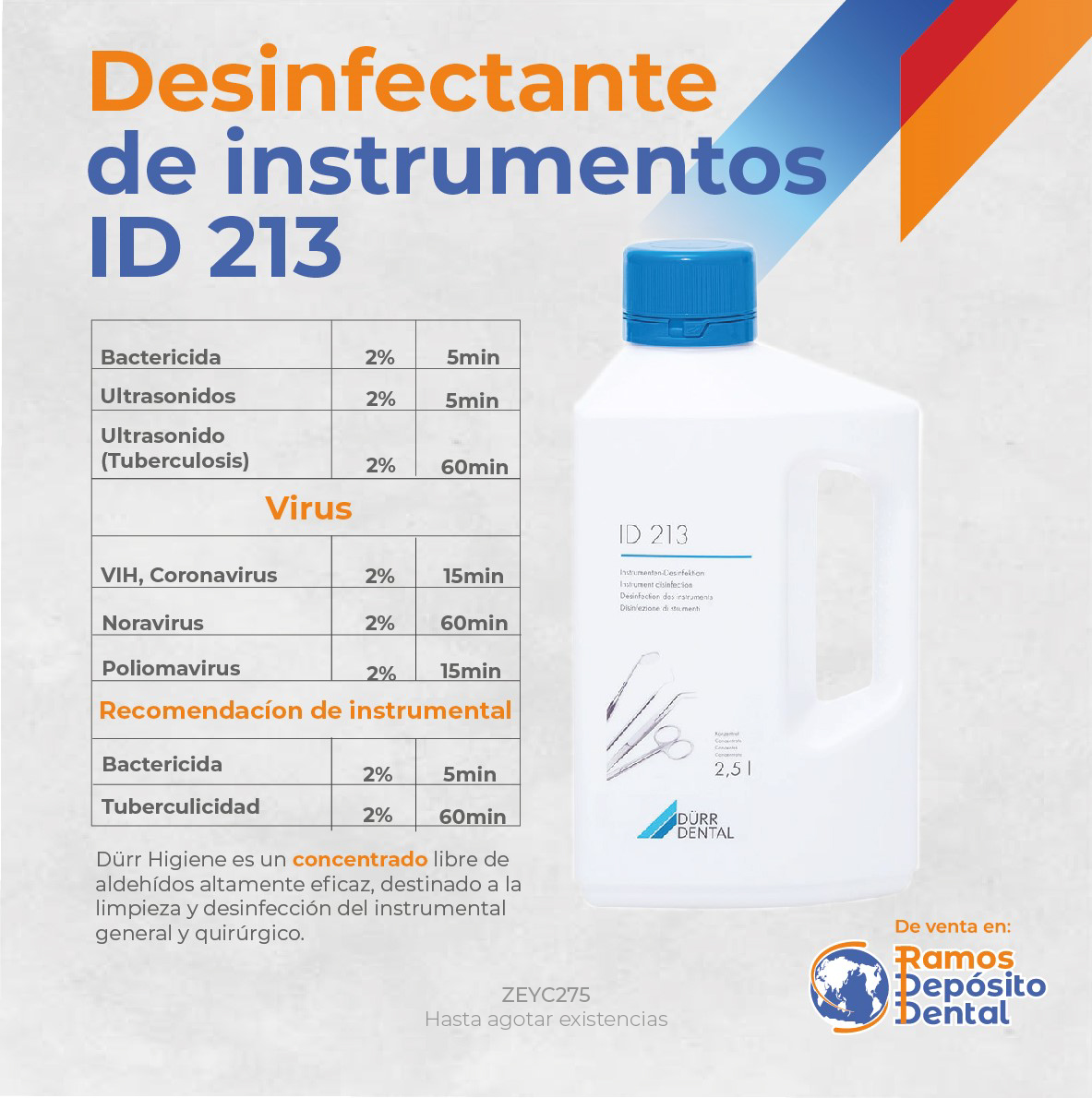 ID 213 Desinfección De Instrumentos