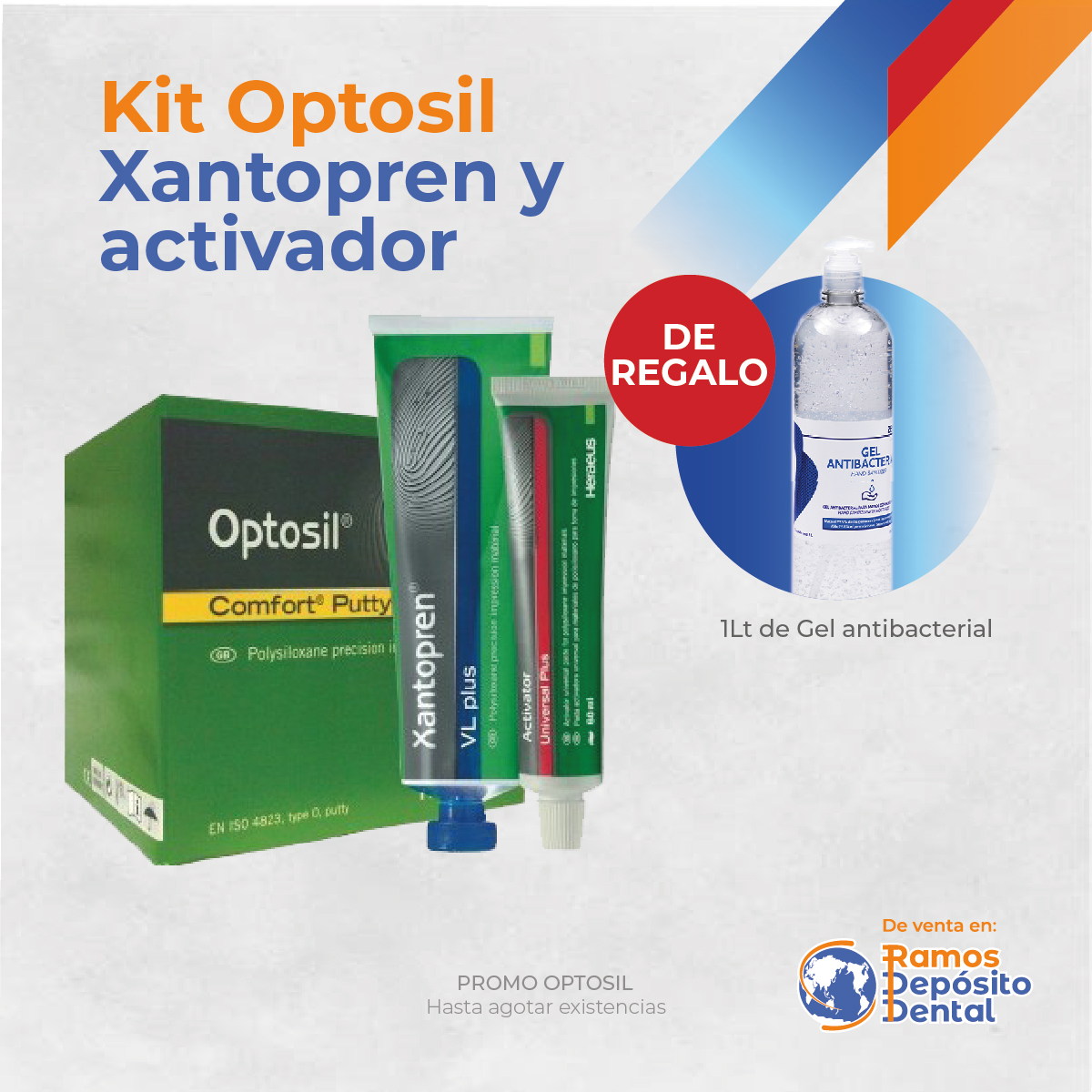 KIT-OPTOSIL Sistema para toma de impresión dental