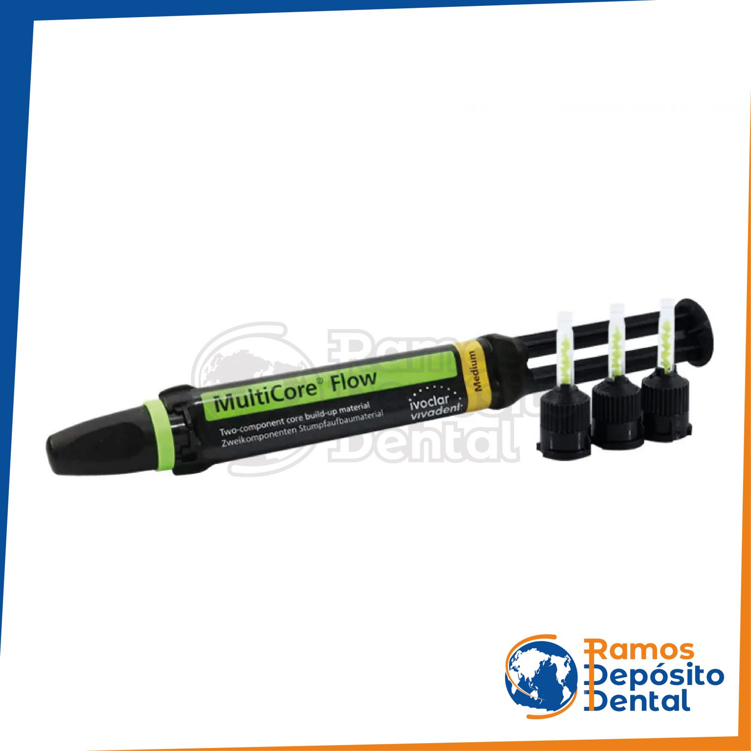 CEMENTO DUAL RECONSTRUCTOR DE MUÑONES MULTICORE FLOW 10 GR MEDIUM ...