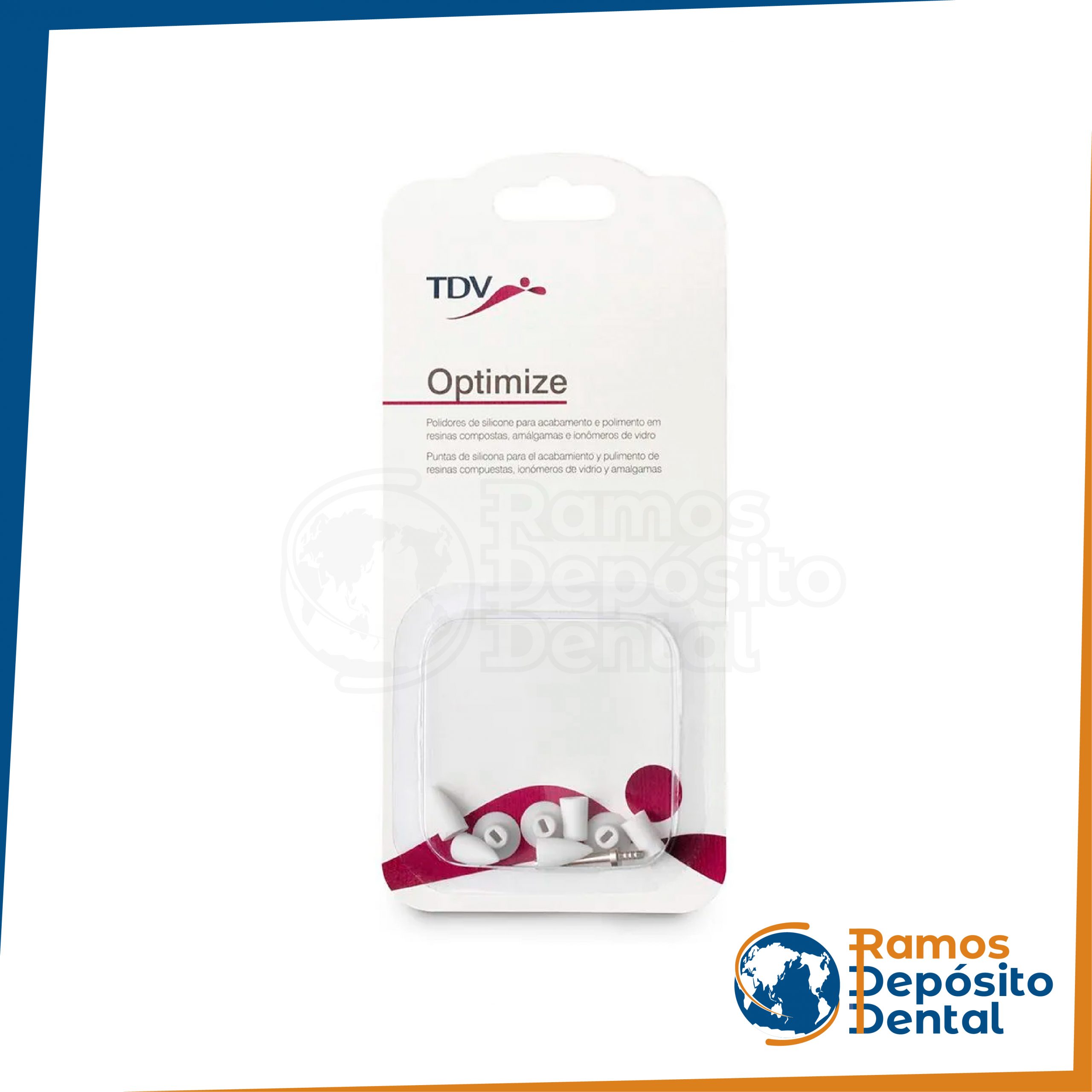 DISCOS P PULIDO DE RESINA REPUESTO C 8 + MANDRIL OPTIMIZE T-3022S TDV