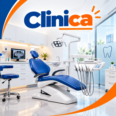 Clínica dental moderna en azul y naranja (4) Clínica dental moderna en azul y naranja (4)